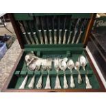 Arthur Price Plated cutlery set in box