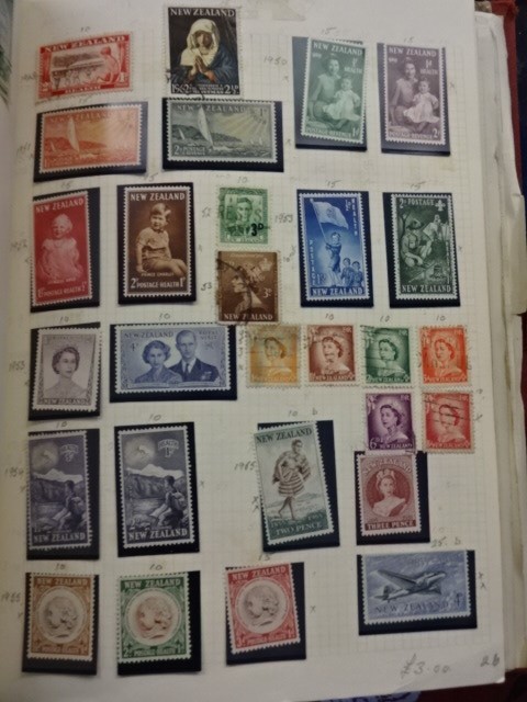 4 mostly foreign stock stamp albums - Image 2 of 8