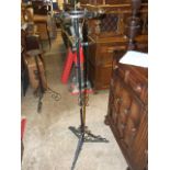 Wrought iron stand 52 inches tall