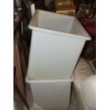 2 large plastic tubs ( butchers shop clearance)