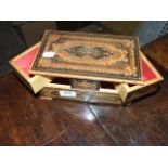 Vintage Jewellery Box 9 x 6 inches 4 1/2 tall