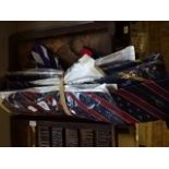 Quantity of cricket ties including signed England vs New Zealand 1992
