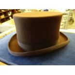 Christie's head wear Topper hat XL in Brown, complete with Christie's hat box