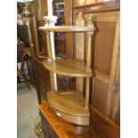 Ercol Corner Shelves 29 inches tall