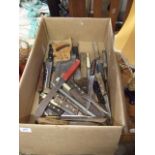 Box of assorted knives ( butchers shop clearance )