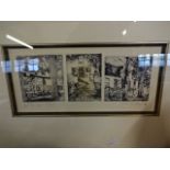 Braam von Wijr signed etching of 'Cape Dutch treasures' limited 21 / 100 plus other prints