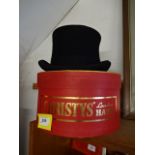 Christie's head wear Topper hat XL in Black, complete with Christie's hat box