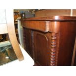 Victorian mahogany chiffonier 42 1/2 inches wide 34 1/2 tall ( lacking top section )