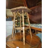 Antique Bamboo Table 26 inches tall