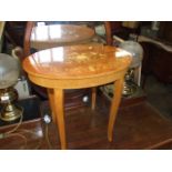 Oval Musical Table