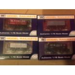 4 Dapol model railways 00 gauge 1.76 scale trucks boxed all limited edition with certificates 2