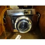 Polaroid camera, vintage Voigtlander vito c plus 10 x 50 binoculars