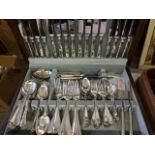 Arthur Price plated cutlery set in box