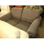 Modern Grey Cloth 2 Seater Sofa