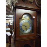 Modern Longcase Clock with brass dial ( 3 weights & pendulum )