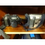 2 Sony digital Mavica cameras with Minolta case
