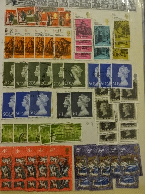 4 mostly foreign stock stamp albums - Image 7 of 8