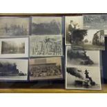 Collection of around 60 mixed vintage post cards including some military depictions of sinking