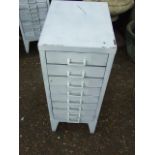 8 draw metal cabinet