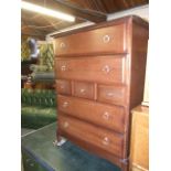 Stag Minstrel 7 drawer chest of drawers