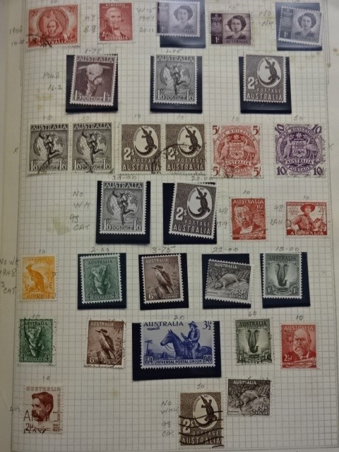 4 mostly foreign stock stamp albums - Image 5 of 8