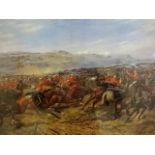 Print 'The charge of the heavy brigade' (112 x 73)cm