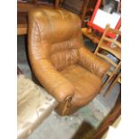 3 Seater Leather Sofa & 1 Armchair