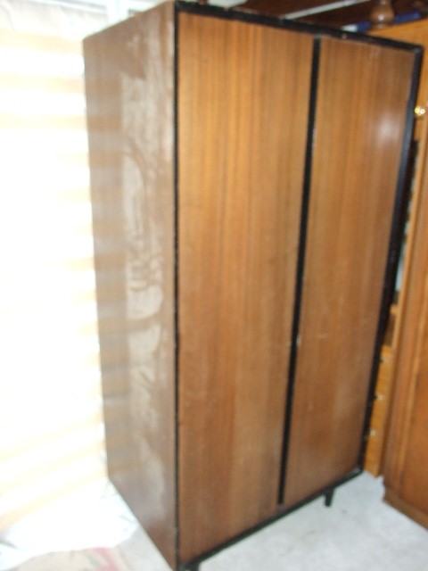 Retro Stag 2 Door Wardrobe 6 ft tall including legs 3 ft wide 22 inches deep - Image 2 of 4