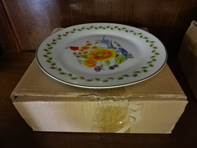 18 (6 x 3) piece 'Waterside' decorative plate set. New and unused in box - Image 2 of 3