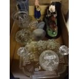 Box of mostly glassware