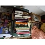 5 boxes of various books