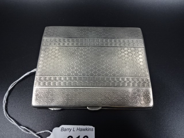 Birmingham 1930, Silver Cigarette Case 141g