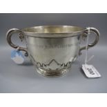 Soloman Joel Philips London 1923 engraved silver trophy 300g