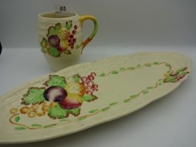 4 pieces of Clarice Cliff pottery from A. J Wilkinson