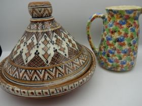 6 pieces of pottery including Wendt and GFR