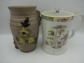 4 pieces of china and pottery to include Royal Doulton Bunnykins moneybox,