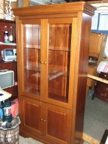 G Plan 2 Door Glazed Display Cabinet