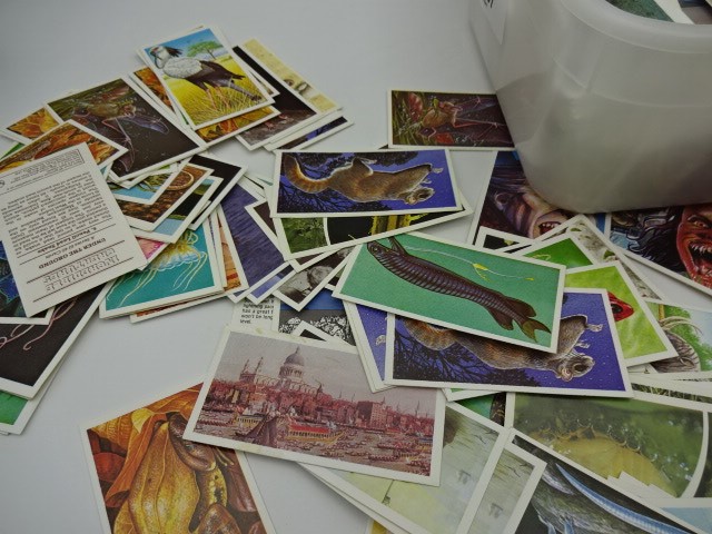 Box of assorted loose tea / cigarette cards - Image 3 of 5