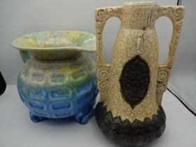 3 items to include West German style vases plus decorative jug 426
