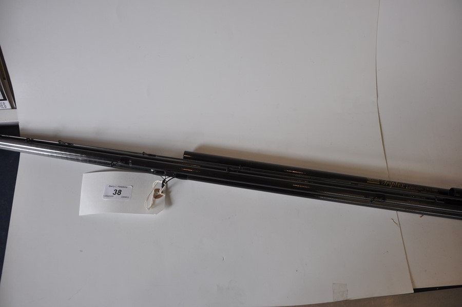 Shakespeare triplex 15 - 17 - 20' float rod near new condition , serviceable but 1 ring liner