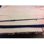 Dells Carbon Kevlar Carp rod 12 ft, 2lbs t.c. and bag