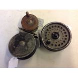 3 Vintage Fly reels