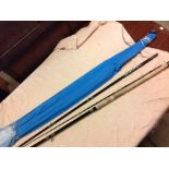 Carp 11 ft, 3 section rod with cork handle and bag