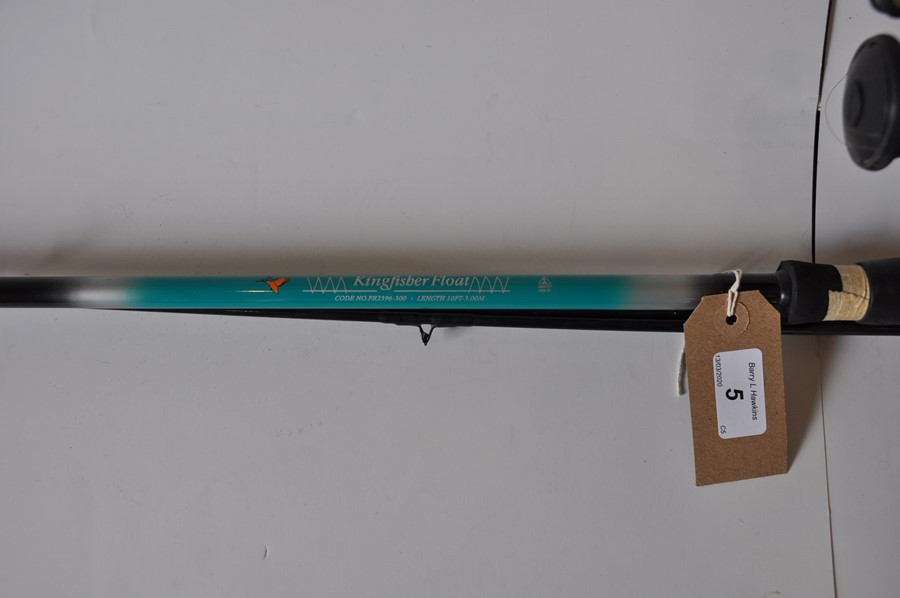 Kingfisher float rod 10ft, 2 piece with reel - Image 2 of 2