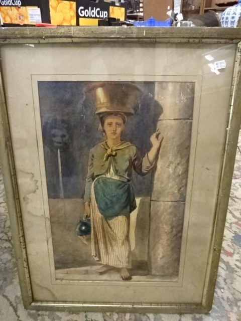 Pair of late 19th century watercolours, unsigned (74 x 55)cm - Image 6 of 8