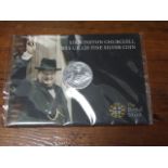 Sir Winston Churchill 2015 UK £20 Fine Silver Coin