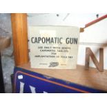 Vintage Capomatic Gun ( sold as a collectors / display item ) & Vintage Slide projector