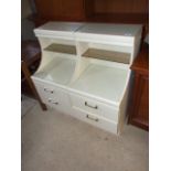 Pair of Bedside Cabinets ( a/f )