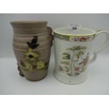 4 pieces of china and pottery to include Royal Doulton Bunnykins moneybox,