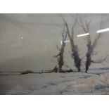 Pair of Jason Partner signed watercolours of winter scenes (40 x 30)cm